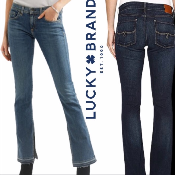 Lucky Lolita Jeans Rough Hem Boot Cut 4 / 27 - Picture 10 of 14